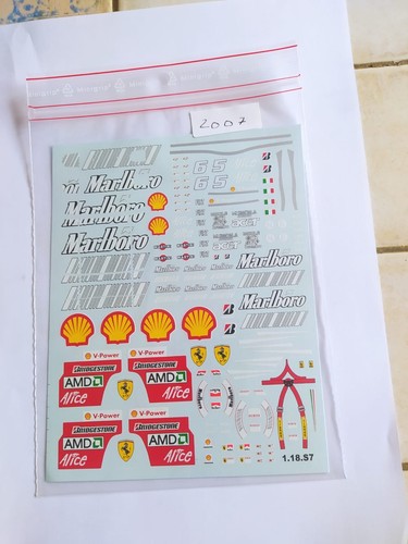 Decalcomanie ferrari f1 - ,