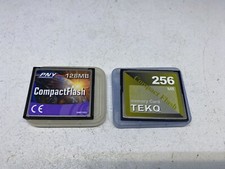 Compact Flash 128MB/ 256MB - PNY/ Tekq - excellent état - 2 Cartes