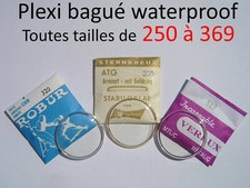 Verre montre plexi bagué - plexi,