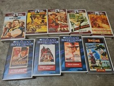 Lot De 9 CASSETTES VIDÉO VHS CINÉMA - John Wayne - Eastwood - western