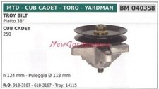Moyeu De Porte-Lame Tondeuse À Gazon TROY BILT MTD 040358