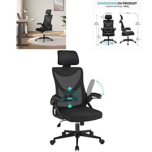 Yaheetech chaise bureau - chaise,