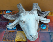 Boucherie Fonte Tête Chèvre  XIX ème siècle Devanture de Boucherie Boucher