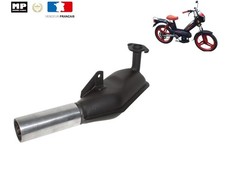Pot d'échappement type cobra Peugeot 103 SP, SPX, RCX  noir mat