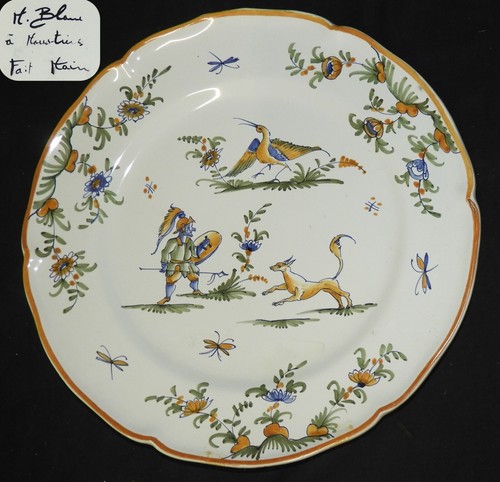 Assiette décorative - , en