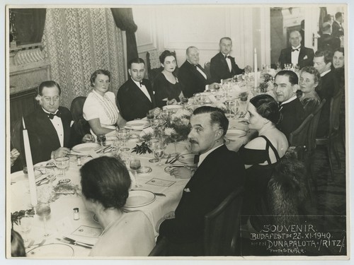Dîner budapest 1940 - budapest,