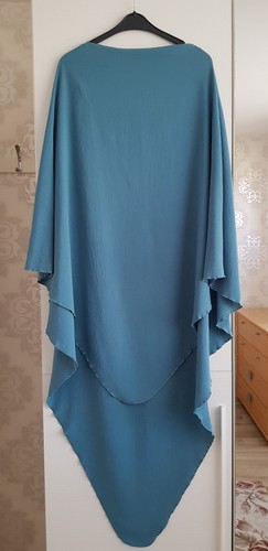 Khimar bleu long - ., taille