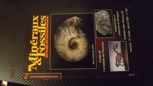 Revue mineraux fossiles - &,