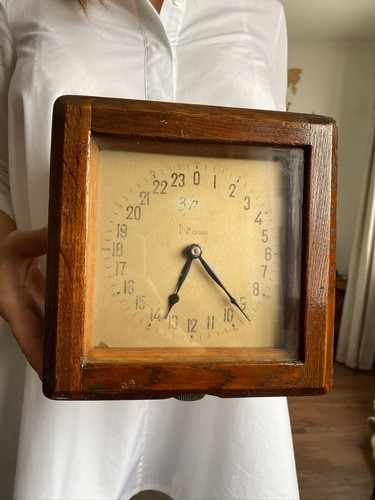 Horloge marine bois chmd - bois,