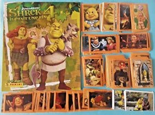 Album français  vide SHREK 4  + 1 set stickers lot incomplet PANINI 2010