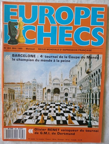 Revue europe echecs 365 - europe, n°365