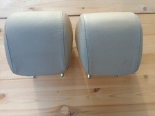 2 appuie-tête siège banquette arrière cuir beige Alfa Roméo 147