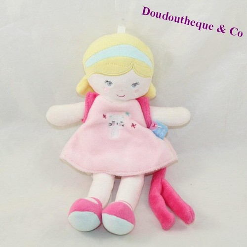 Doudou poupée sucre - poupée,