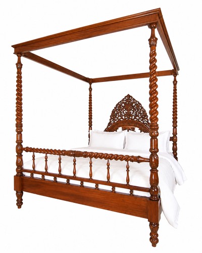 Himmelbett dogenpalast acajou - himmelbett,