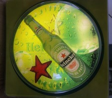 HEINEKEN - ENSEIGNE LUMINEUSE - Bar - Publicité - Décoration - AUTHENTIQUE - TBE