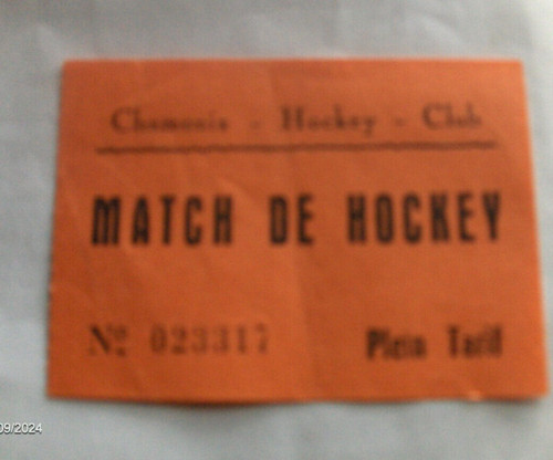 Billet match hockey - de,