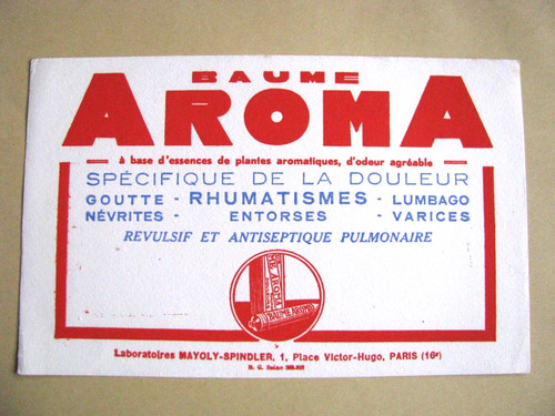 Ancien buvard baume - ancien, aroma