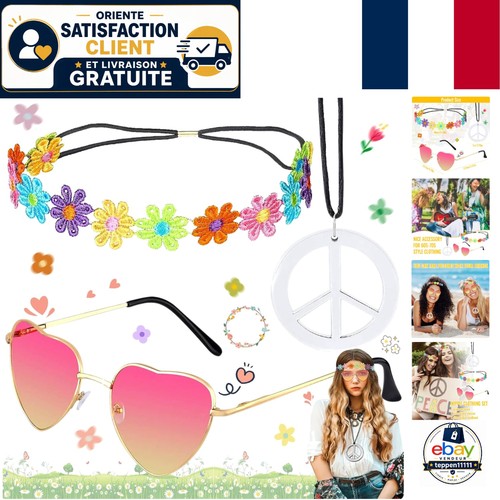Accessoires hippie des années - accessoires,