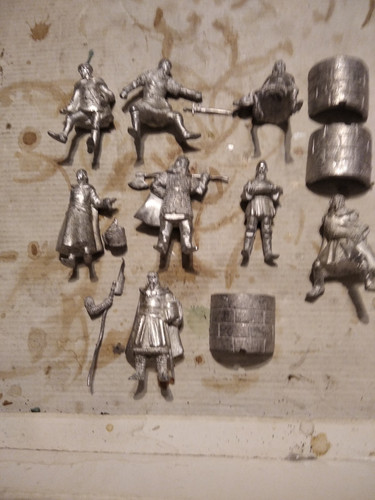 Lot soldat médiéval 54mm - soldat, mÉdiÉval-54mm