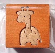 Puzzle girafe en bois 2