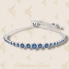 Bracelet Swarovski Imber Emily – Cristaux Bleus – Finition Rhodiée – Élégance
