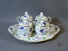 COALPORT PAGEANT ENGLAND, BEAUTIFUL PORCELAIN CREAM SERVICE, BONE CHINA 