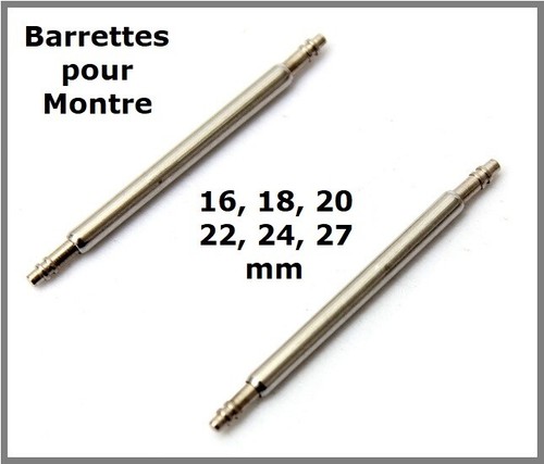 Barrettes ressort pompe - 2,