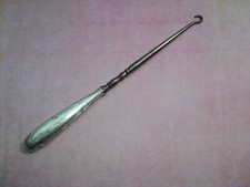 Crochet à Bottine - Tire lacet ancien  Argent et Acier