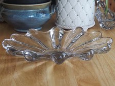 Ancienne coupe à fruits en cristal dit Girafe Vannes le Châtel. TBE