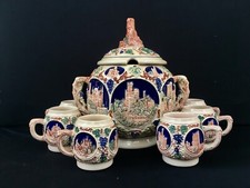 SPLENDIDE SERVICE À VIN PUNCH CIDRE EN GRÈS ALLEMNAD SIGNÉ GERZ SEIT 1862