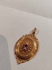 Pendentif ancien or rose 18