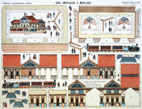 Imagerie epinal gare - imagerie,