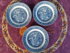3 Assiette Plate Faience