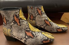 Boots Bottines Zadig Et Voltaire Cuir Effet Python 39