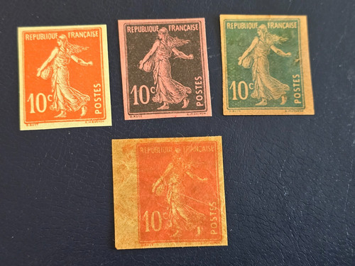 Timbre france 138 essais - 4,