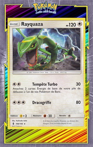 carte pokemon rayquaza