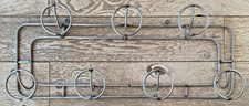 PATERE PORTE-MANTEAUX DESIGN VINTAGE INDUSTRIEL EN MÉTAL BROSSÉ