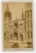 Carte CABINET photographie PHOTO, la Cathédrale de ROUEN