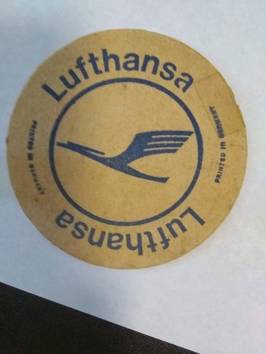 Lufthansa beer cardboard - beer,