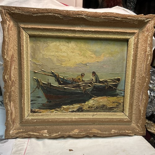Huile sur panneau fortune car - sur,