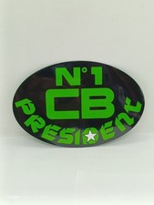 Autocollant Stickers Adhésif N°1 CB President Vintage Grand Modèle 