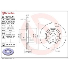 2X Disque De Frein Brembo