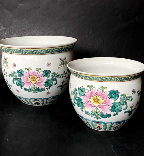 Superbe paire cache pot en - de,