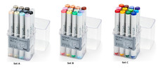 Copic Too Sketch Basic 12 couleurs Set A/B/C - marqueurs d'illustration /...