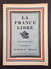 H G Wells 1943 Rare Revue La France Libre Raymond Aron Jean Oberlé Rougeron