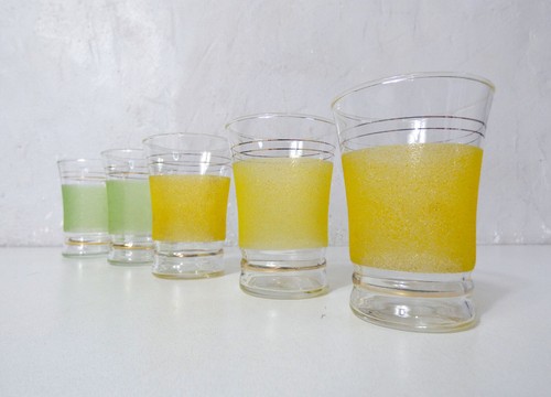 Anciens verres granités - verres,
