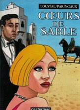 LOUSTAL - PARINGAUX - CŒURS DE SABLE - 1997 - DÉDICACE LOUSTAL  -