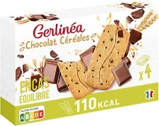 Gerlinéa - Biscuits Chocolat Céréales - Encas Équilibré - Réduits En Sucre - San