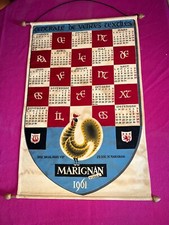 Ancien calendrier Tissus