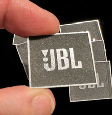 A PAIR (2) of JBL Decade Logo